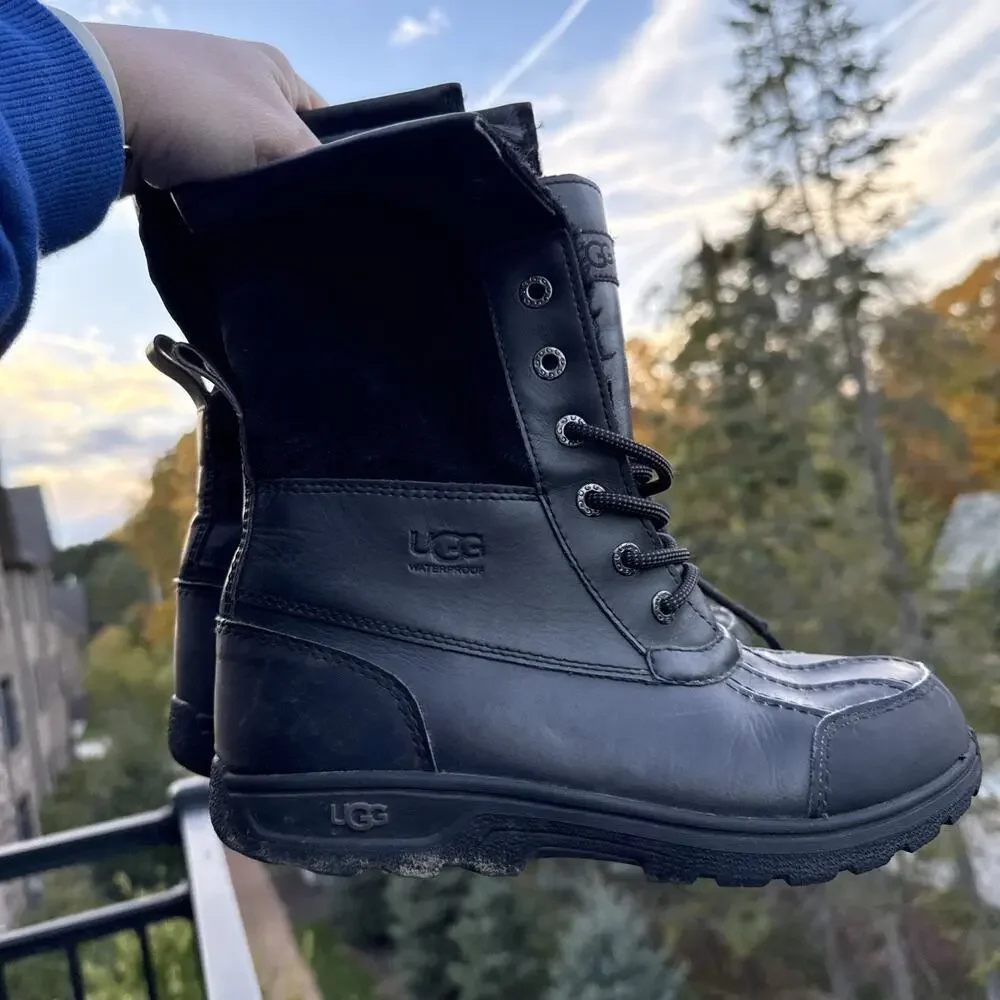 UGG Adirondack Boot III All Black Winter Boots Women’s 5 US 37 EU Snow